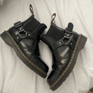 Doc martens biker boots